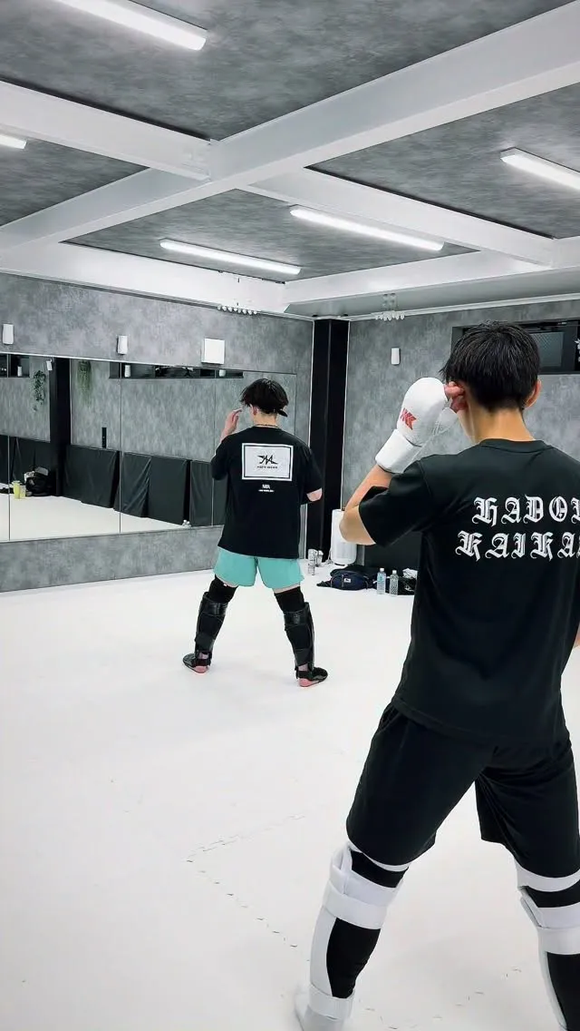 パンチの捌き方を指導した時の映像🎥