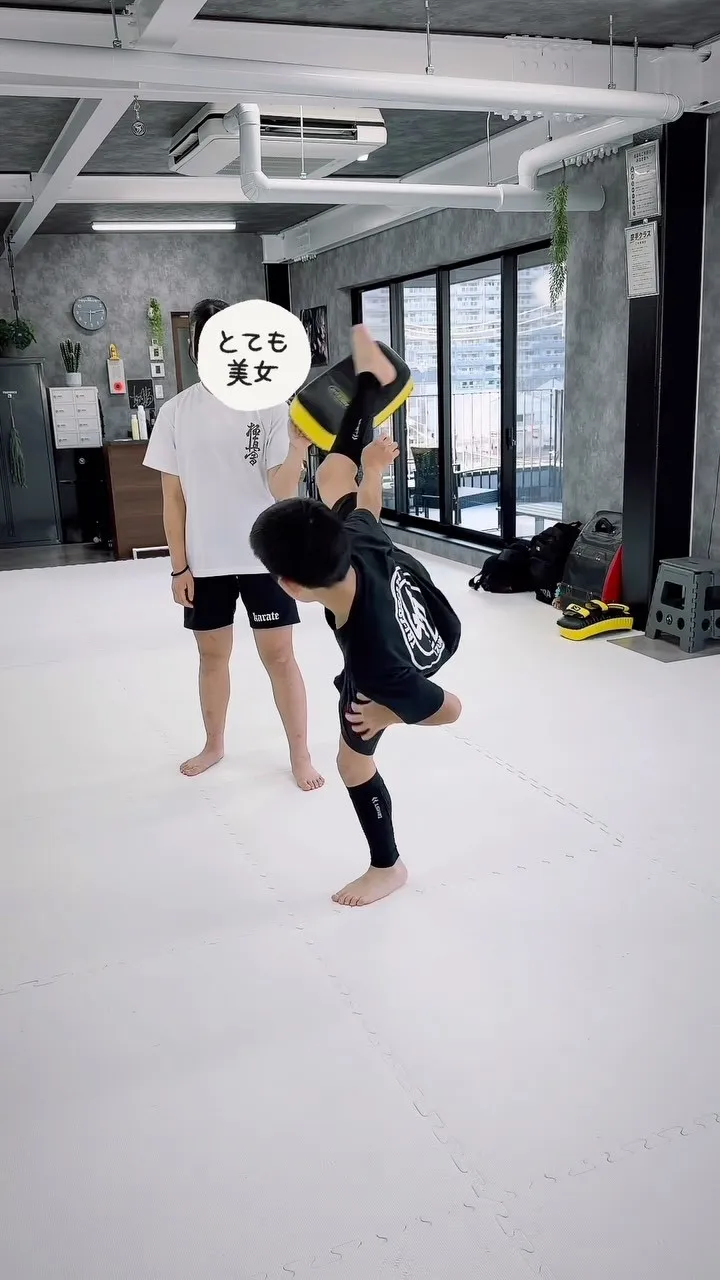 〝別画角〟ノーモーション‼︎ 後ろ回し蹴り🥋
